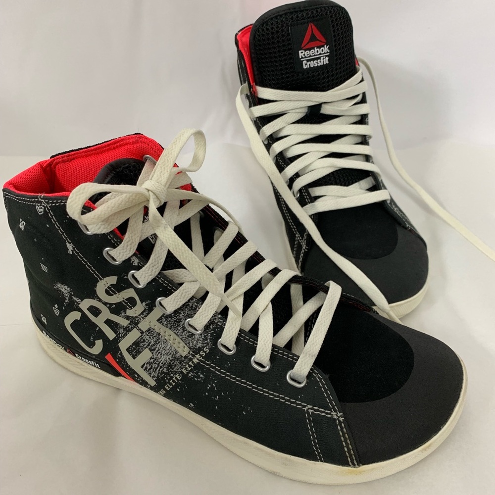 Reebok Black and Red Athletic Shoes